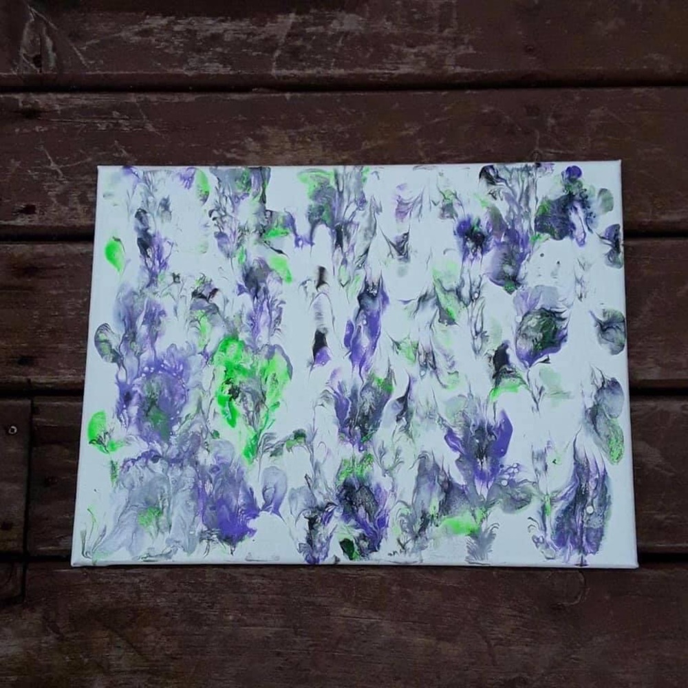 Original Acrylic Abstract Decor Art